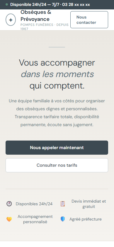 Vue mobile Étude de Cas Sectorielle